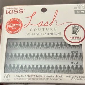 3 packs ( 60 each ) Kiss Lash Couture Faux Lash Extensions - Black